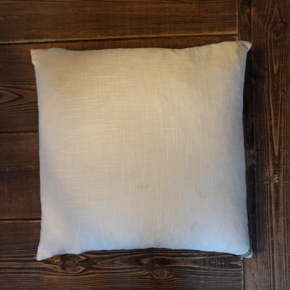 Callisto Home Ikat Decorative Throw Pillow Navy Gray Cushion Boho Accent Down - Picture 4 of 8